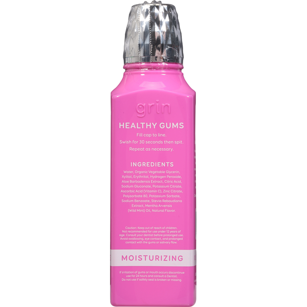 Enjuague Bucal de Menta Suave FLOSSPYX de Grin Oral Care