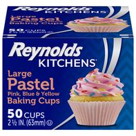 Douille de cuisson large pastel Reynolds - 2,5 pouces