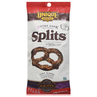 Pretzel Extra Oscuro Unique Snacks Splits Abiertos
