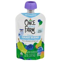 Once Upon a Farm Smart Blend, Organic, Pear-y Blue