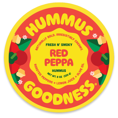 Hummus Goodness Red Peppa Hummus, Seed Oil Free