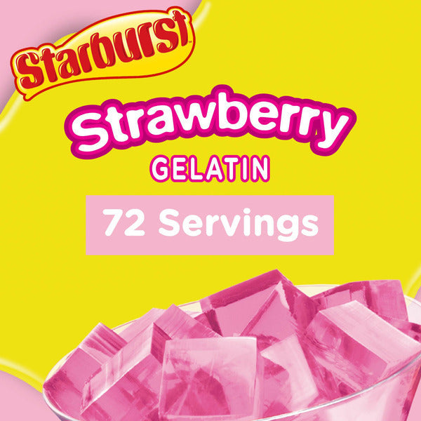 Gelatina STARBURST Fresa - 6 Porciones
