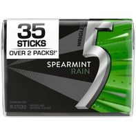 Paquete de Chicles Sin Azúcar 5 GUM Spearmint Rain