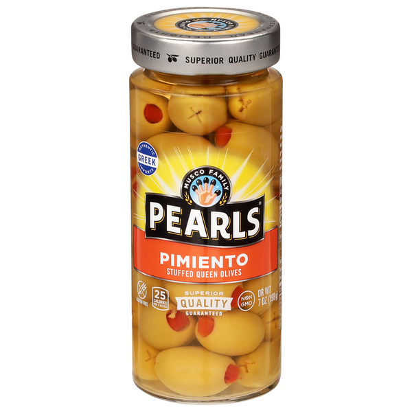 Aceitunas Reina Rellenas de Pimiento Pearls