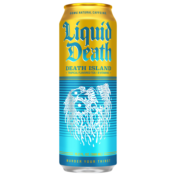 Liquid Death Death Island Tea con Vitaminas B