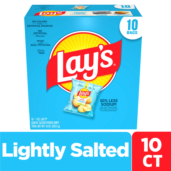 Lay's Lightly Salted Classic Potato Chips
