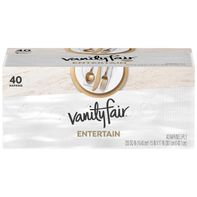 Serviettes en papier 3 plis Vanity Fair avec support élégant