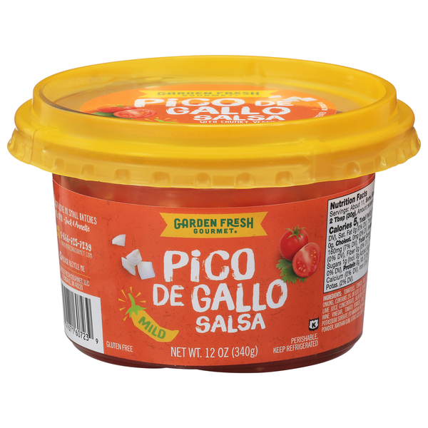 Salsa Pico de Gallo Gourmet Garden Fresh