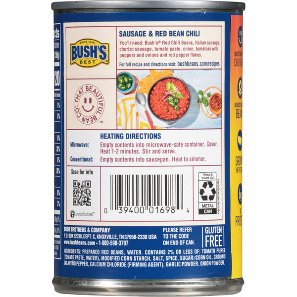 Haricots rouges Bush's Best dans une sauce chili épicée