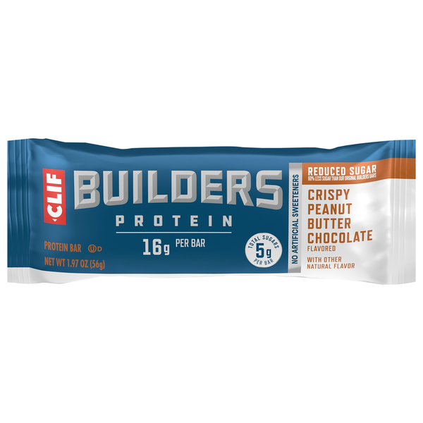 Builders Reduced Sugar Peanut Butter Chocolate Protein Bar