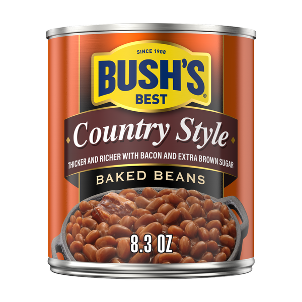 Haricots cuits au four de Bush's Best, style campagnard
