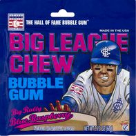 Big League Chew Bubble Gum, Blue Raspberry