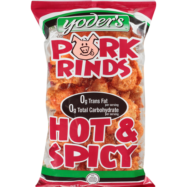 Yoder's Hot & Spicy Pork Rinds