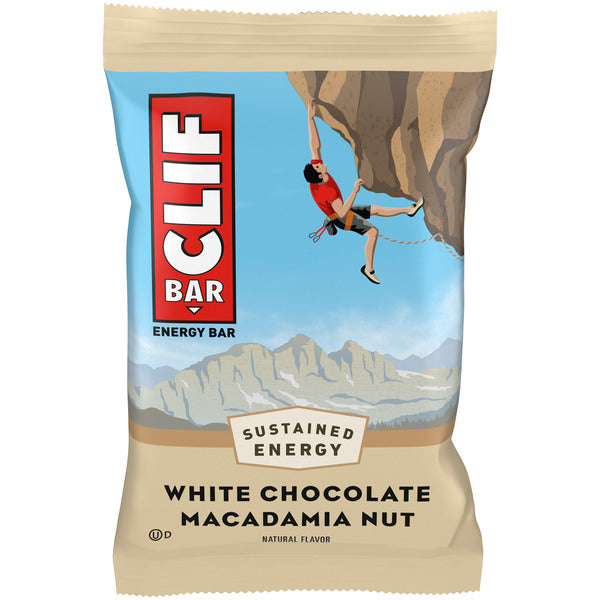BARRE ÉNERGÉTIQUE CLIF Chocolat Blanc Noix de Macadamia