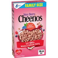 General Mills Very Berry Cheerios Family Size Cereal