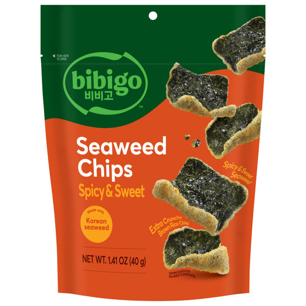 Bibigo Chips de Alga Marinha Picantes y Dulces