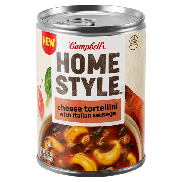 Campbell's Homestyle Soup: Cheese Tortellini with Italian Sausage