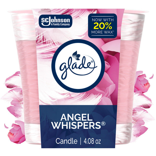 Bougie à mèche unique Glade - Murmures d'ange