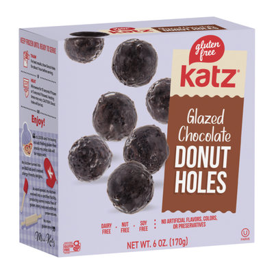 Bouchées de beignets au chocolat glacé Katz