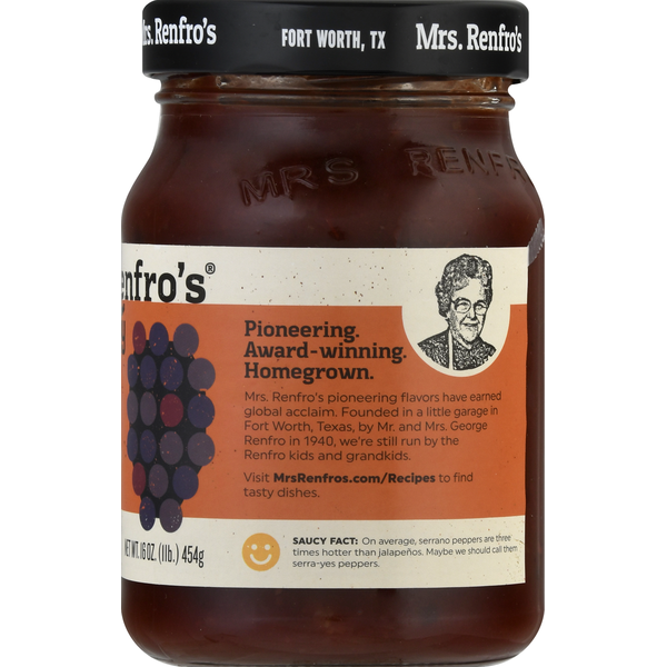 Salsa de Mora Serrano de Mrs. Renfro - Picante Medio