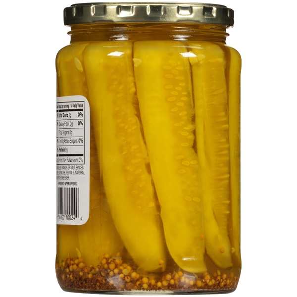 Food Club Cornichons au Pain et Beurre sans Sucre Ajouté