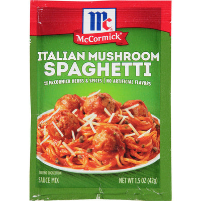 Mélange d'assaisonnement pour sauce spaghetti aux champignons italiens McCormick