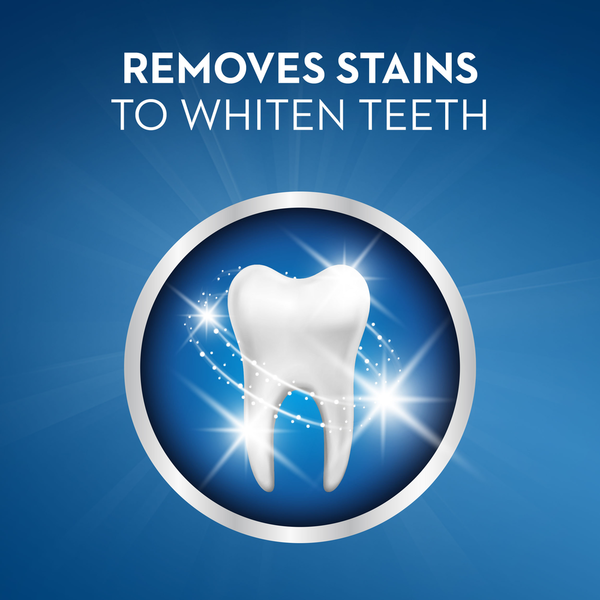 Pasta de dientes Crest para protección contra caries y sarro con bicarbonato y peróxido