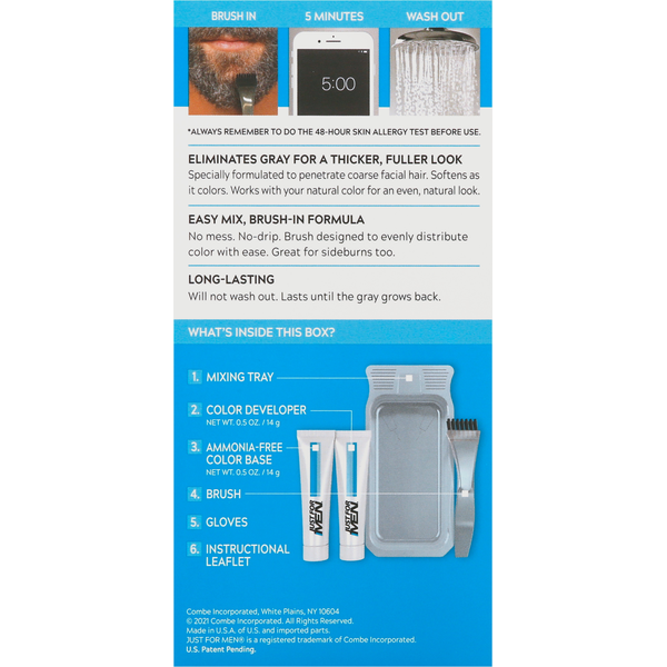 Just For Men Color para Bigote y Barba, Rubio M-10/15
