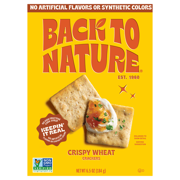Crackers de blé croustillants Back to Nature