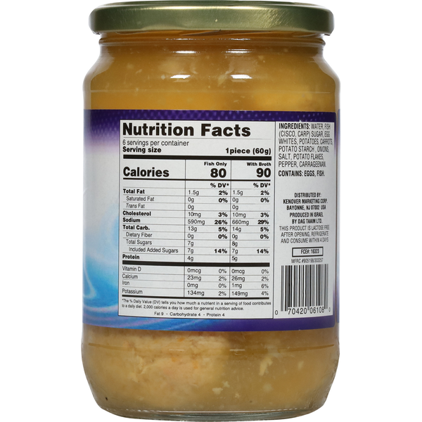 Rokeach Gourmet Sweet Gefilte Fish
