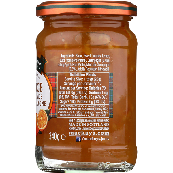 Marmelade d'Orange Mackays - Ép spread premium