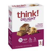 think! Keto Chocolate Peanut Butter Cookie Dough Bites
