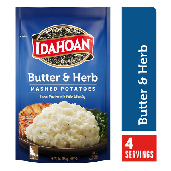Purée de pommes de terre au beurre et aux herbes Idahoan®