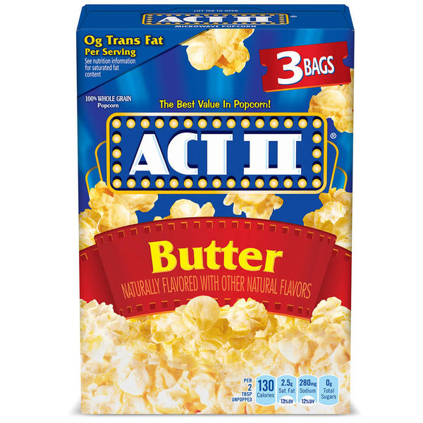 ACT II Popcorn au Beurre à Micro-ondes