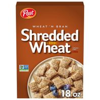 Post Shredded Wheat Breakfast Cereal, Excellent Source of Fiber