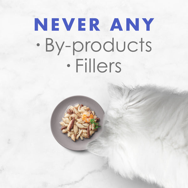 Purina Fancy Feast Comida para Gatos con Pescado de Mar y Topping de Camarón