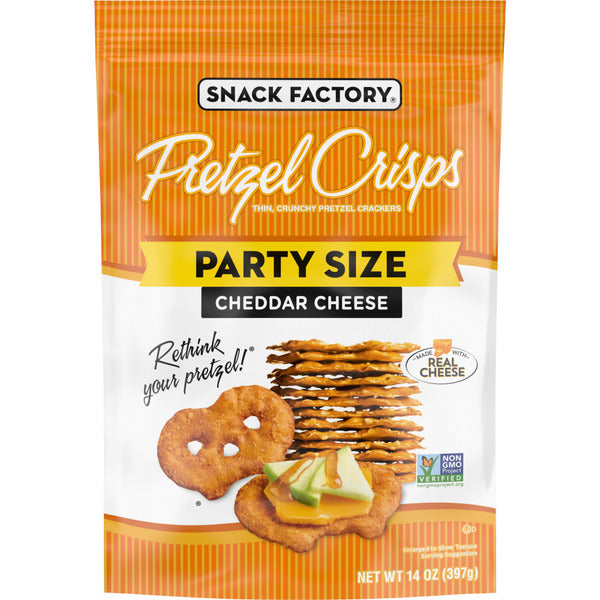 Snack Factory Cheddar Cheese Pretzel Crisps