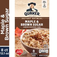 Quaker Instant Oatmeal, Maple & Brown Sugar - Pack