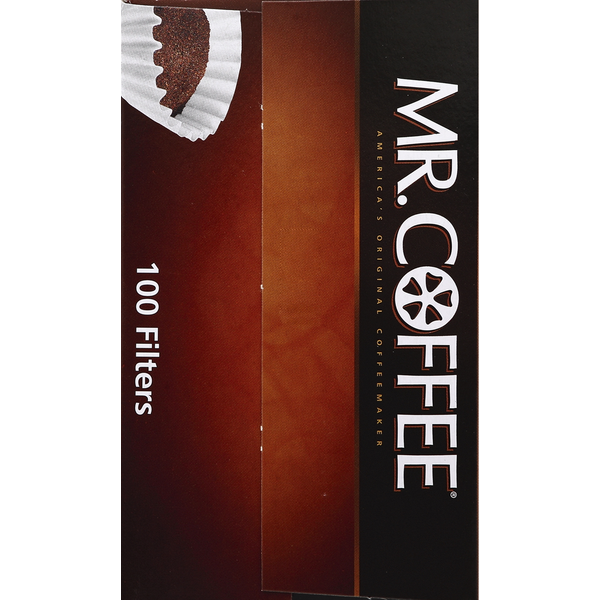 Filtros de café blancos Mr. Coffee para máquinas de 8-12 tazas