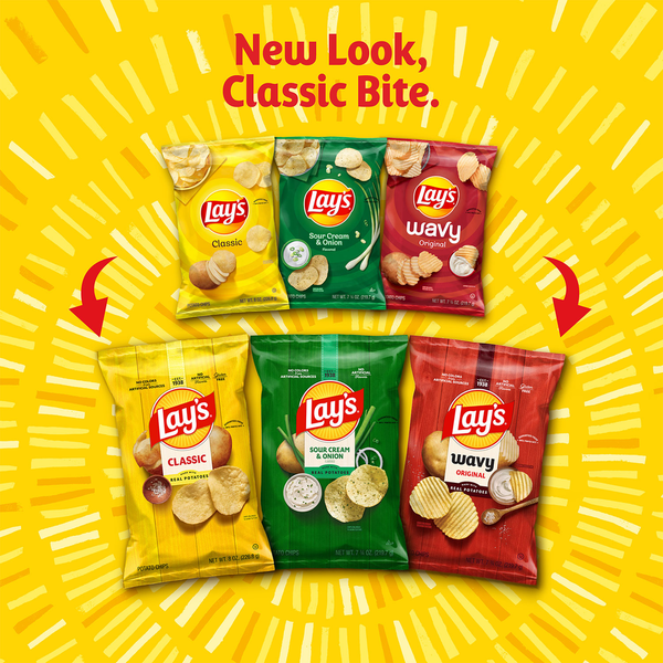 Chips de pomme de terre classiques Lay's - Délice croustillant