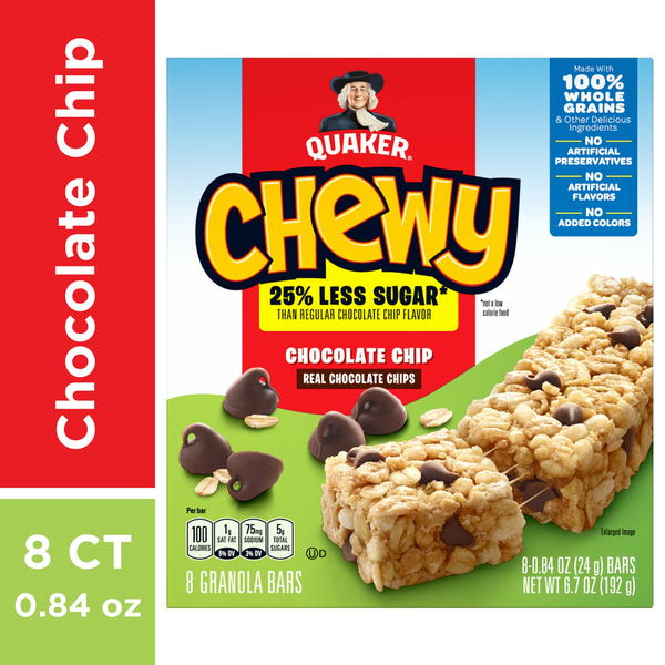 Quaker Chocolate Chip Granola Bars