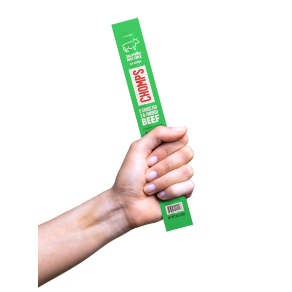 Chomps Grass-Fed Jalapeno Beef Sticks - Medium