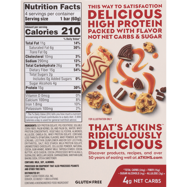 Barra de Proteína Atkins Cookie Fusion