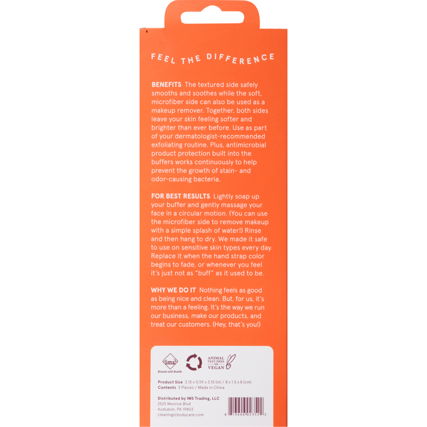 Tampons démaquillants Cleanlogic pour peaux sensibles