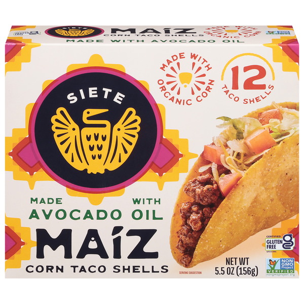 Coquilles de Taco en Maïs Siete