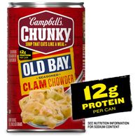 Sopa de Almejas Campbell's Chunky Sazonada con Old Bay