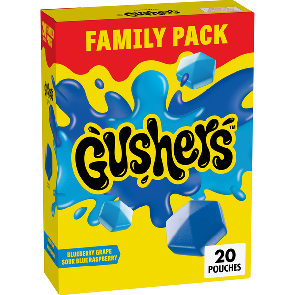 Paquete Familiar de Snacks de Frutas Gushers