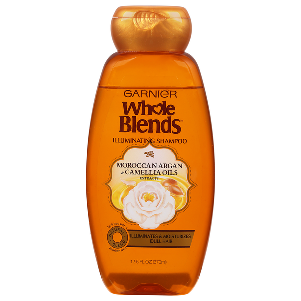 Garnier Whole Blends Illuminating Shampoo with Argan & Camellia Oils