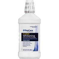 Enjuague bucal Anticaries TopCare - Blanqueador y Menta Fresca