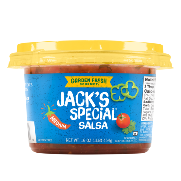 Salsa Mediana Especial de Jack de Garden Fresh Gourmet